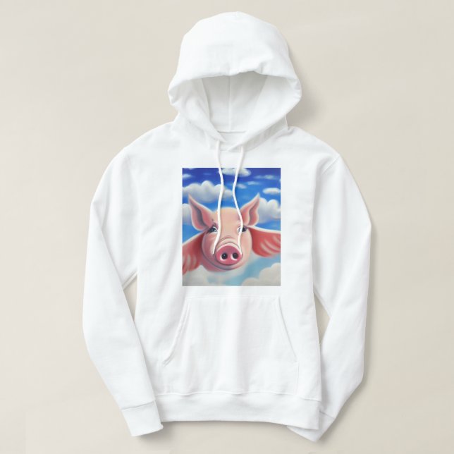 Flygande grisar hoodie (Design framsida)
