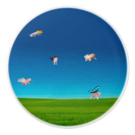 Flygande Grisar Knob Knopp