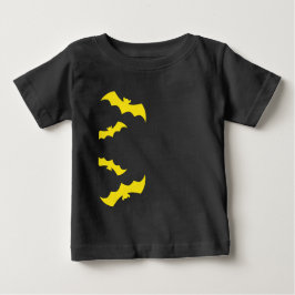 Flygande gula halloweenfladdermöss t shirt