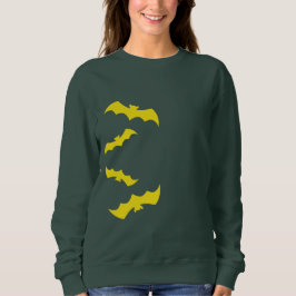 Flygande gula halloweenfladdermöss t shirt
