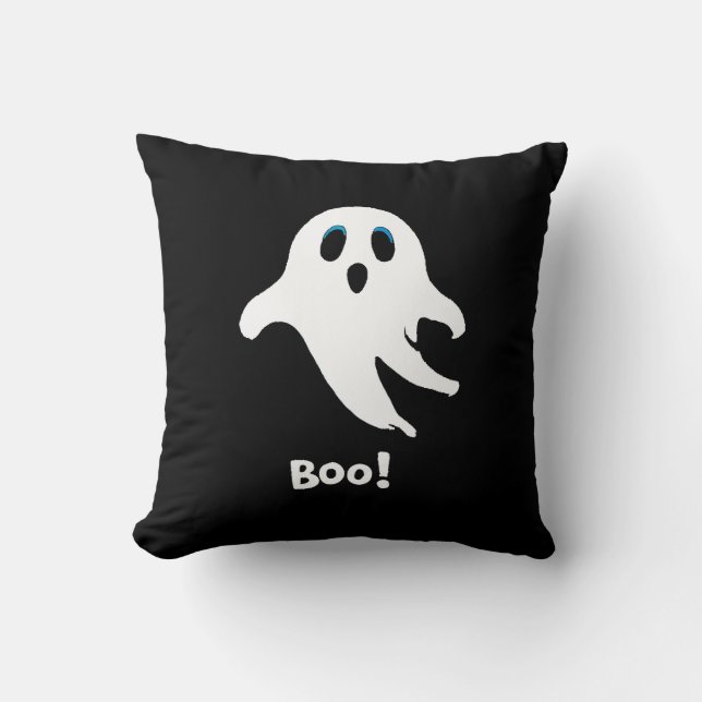 Flygande Halloween-ghost Kudde (Framsida)