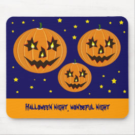 flygande halloweenpumpor musmatta