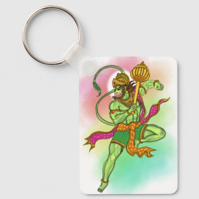 Flygande Hanuman-nyckelring Nyckelring (Framsida)