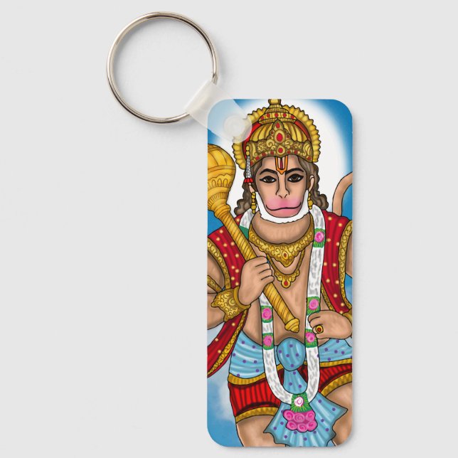 Flygande Hanuman-nyckelring Nyckelring (Framsida)