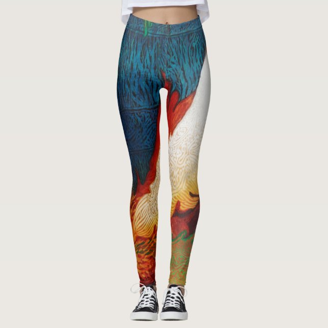 Flygande häst leggings (Framsida)