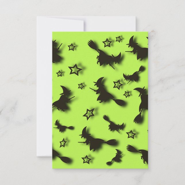 Flygande häxa bland stjärnor på Halloween-natten 3 (Framsida)