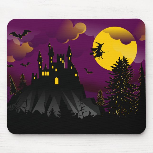 Flygande häxhalloween musmatta (Framsidan)