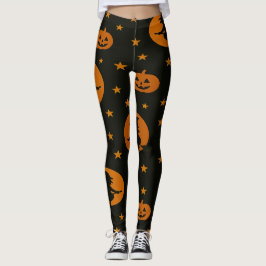 Flygande häxor och flytande pumpor Svart Leggings