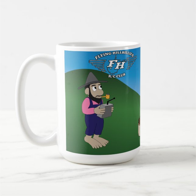 Flygande Hillbillies-mugg Kaffemugg (Vänster)