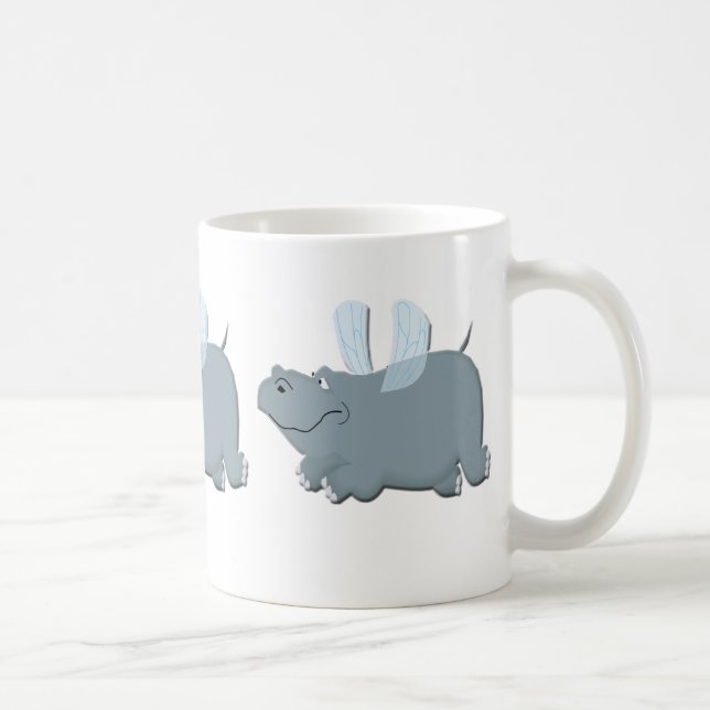 Flygande Hippo Kaffemugg (Höger)