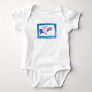 Flygande hjärta - Kids Art för CHOC T Shirt
