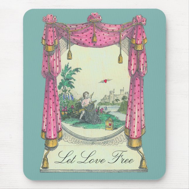 Flygande hjärta ~ Mousepad Musmatta (Framsidan)