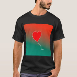 Flygande hjärta t shirt