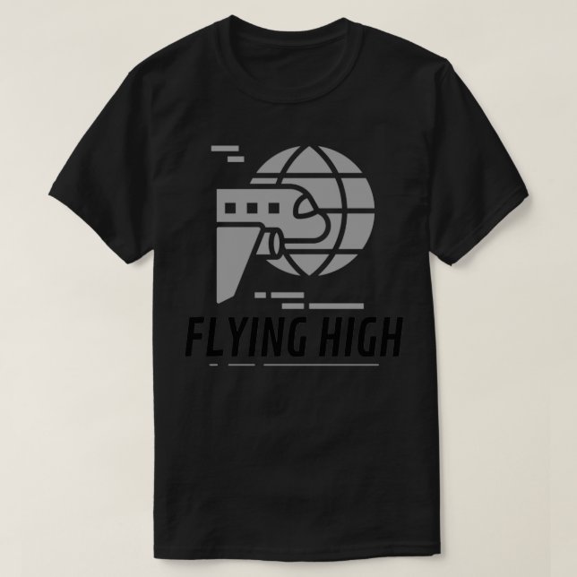 Flygande hög 2 t shirt (Design framsida)