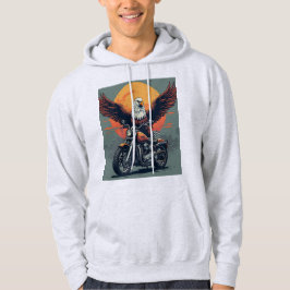 Flygande hög huva hoodie