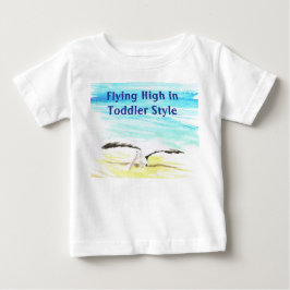 Flygande hög i Småbarn Stil T Shirt