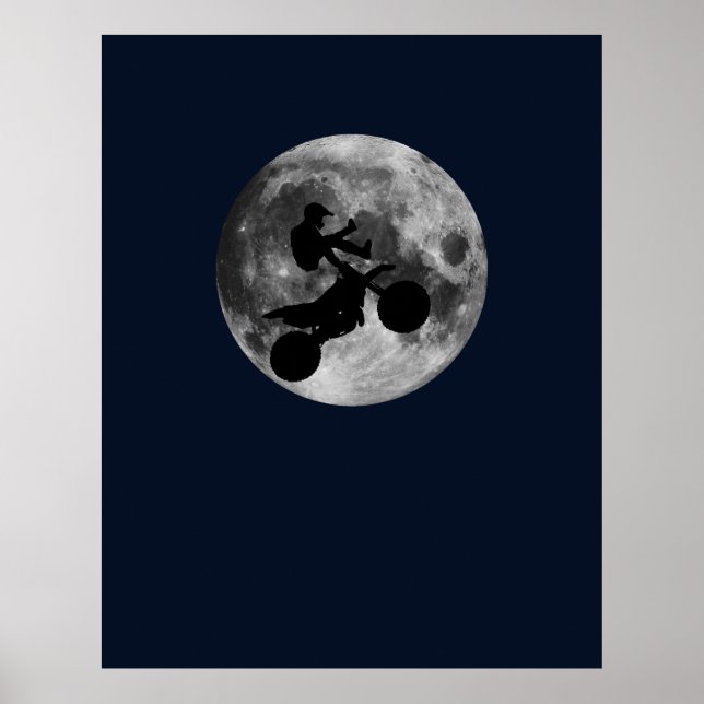 Flygande hög (motocross) poster (Framsidan)