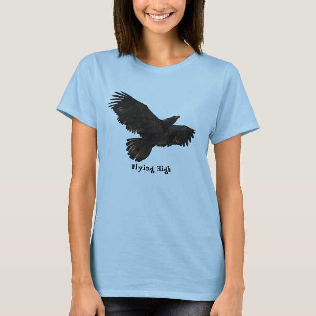 "Flygande hög" ton Tee Shirt (Framsida)