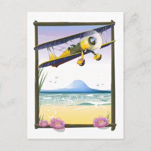Flygande hög vykort