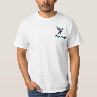 Flygande höghummingbird- t shirt