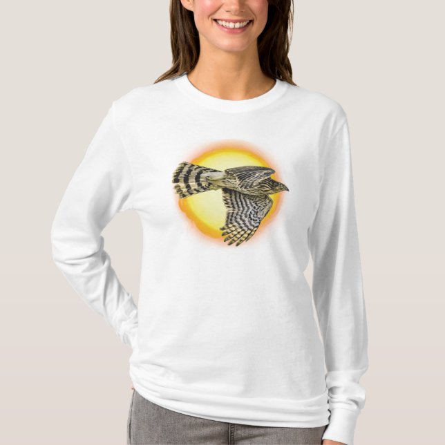 Flygande hökbrand t shirt (Framsida)