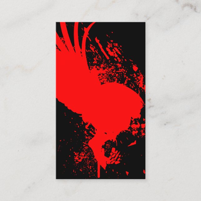 flygande huvud visitkort (Framsida)