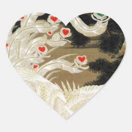 FLYGANDE KÄRLEK FENIX,Fjädrar,Hjärtan Alla hjärtan Hjärtformat Klistermärke