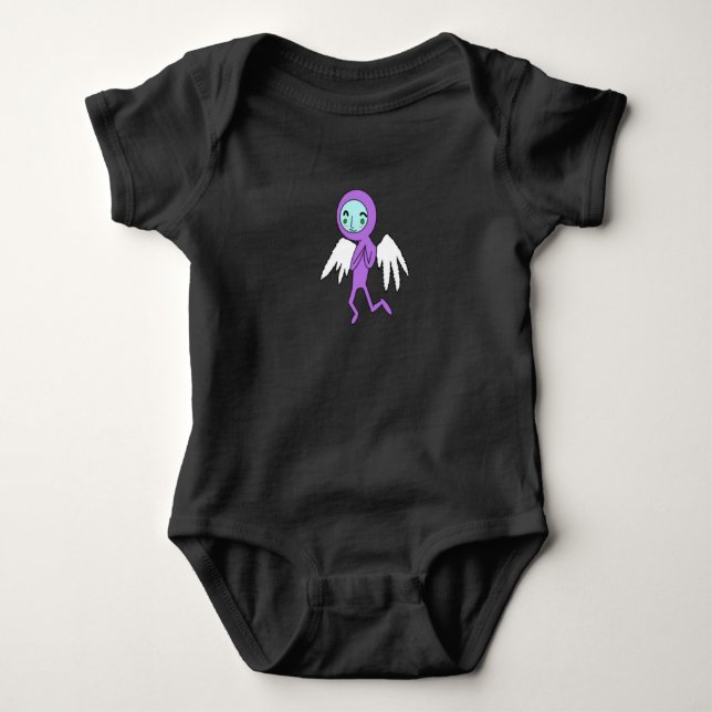 Flygande Kille Baby Toppen T Shirt (Framsida)