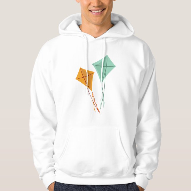 Flygande Kites Hoodie (Framsida)
