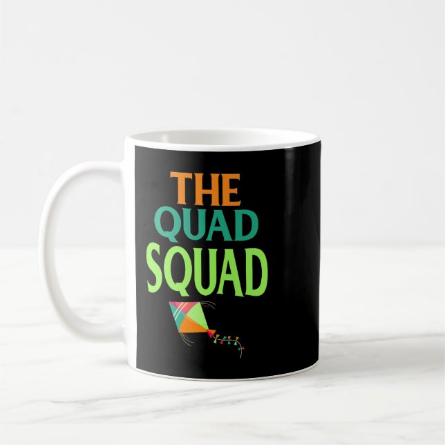 Flygande Kites Quad Squad Kaffemugg (Vänster)
