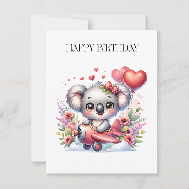 Flygande Koala Födelsedag (Framsida)