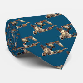 Flygande Mallard Ankor på Blue Slips