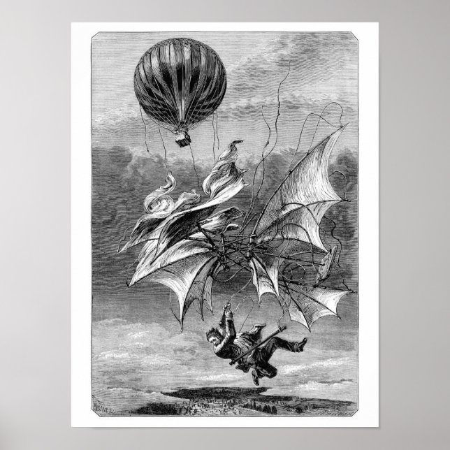 Flygande mannens fall poster (Framsidan)