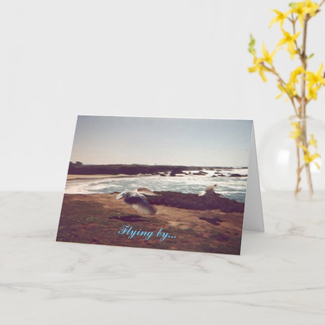 Flygande med Fars dag-kort Kort (Gul blomma)