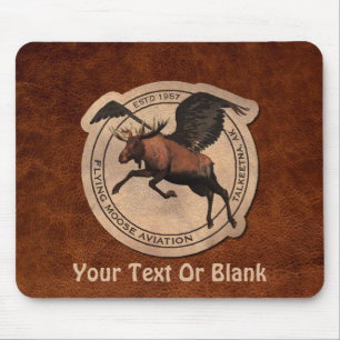 Flygande moose Aviation Patch Musmatta