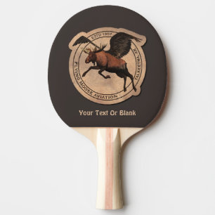 Flygande moose Aviation Patch Pingisracket