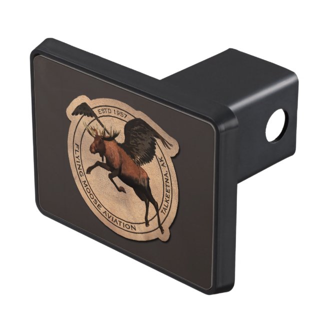 Flygande moose Aviation Patch Skydd För Dragkrok (Topp Höger)