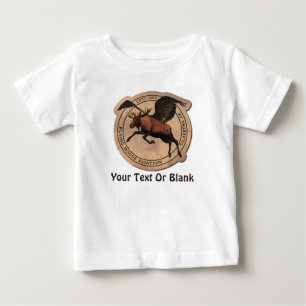 Flygande moose Aviation Patch Tee Shirt
