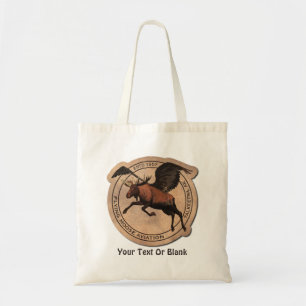 Flygande moose Aviation Patch Tygkasse