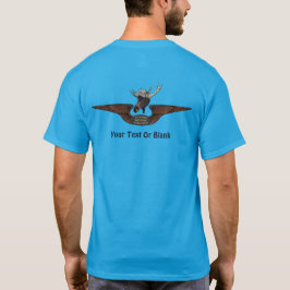 Flygande Moose Bush Pilot Vingar T Shirt