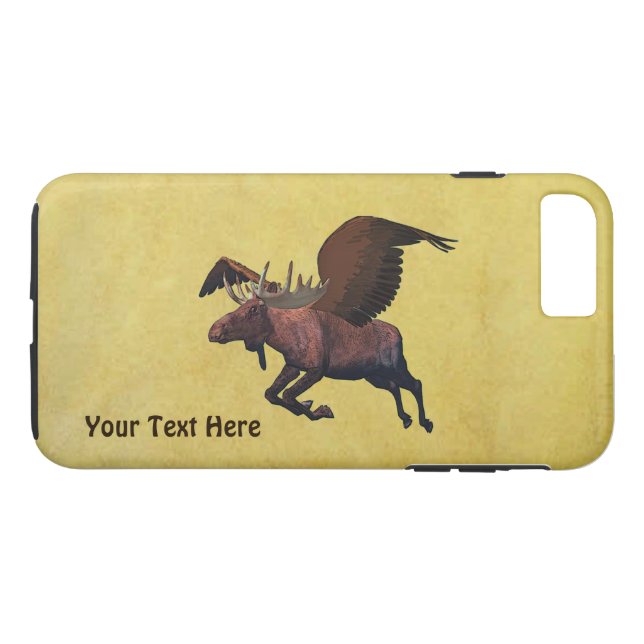 Flygande Moose Case-Mate iPhone Skal (Baksida (horisontal))
