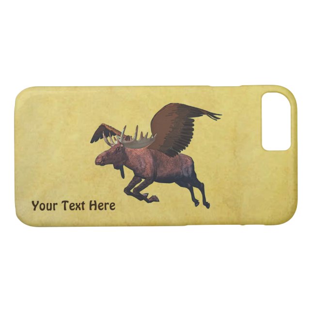 Flygande Moose Case-Mate iPhone Skal (Baksida (horisontal))