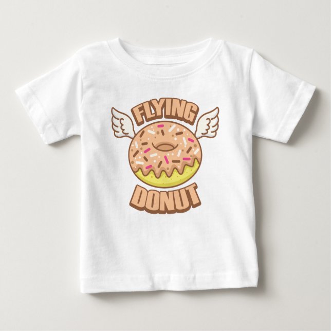 Flygande munkbaby  t shirt (Framsida)