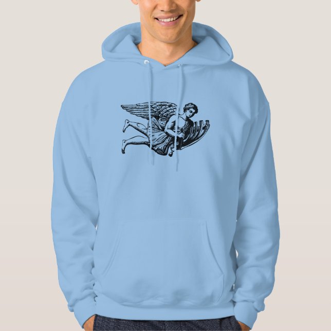 Flygande musikangel hoodie (Framsida)