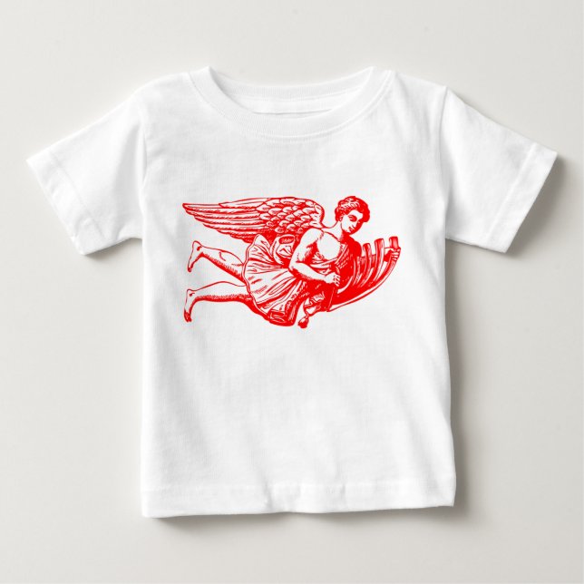 Flygande musikangel tee shirt (Framsida)