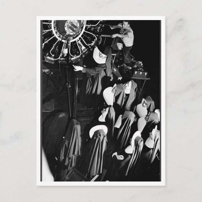 Flygande nunnor. vykort (Framsida)