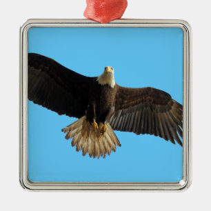 Flygande Örn Bird of Ber Art Julgransprydnad Metall