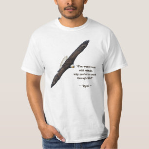 Flygande Örn & Rumis Dikt om livet T-shirt