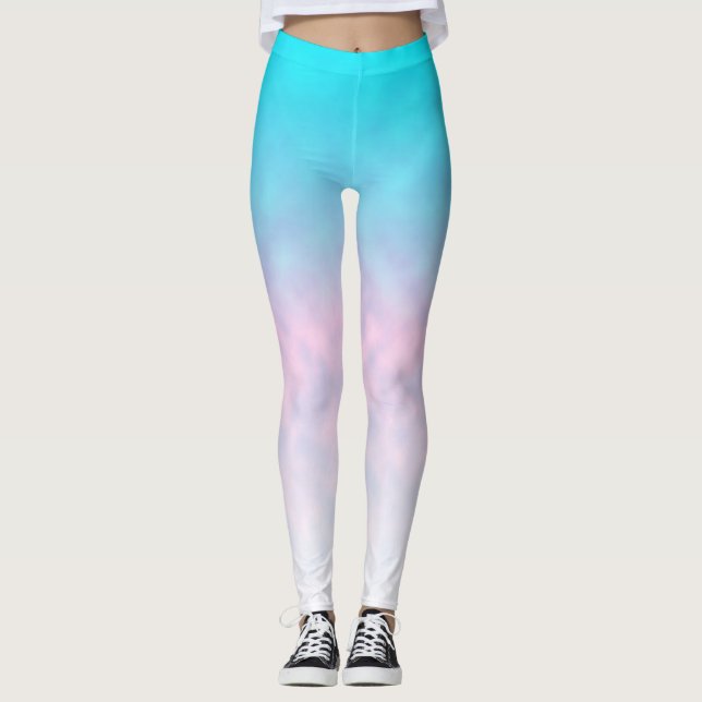 Flygande övertoning leggings (Framsida)