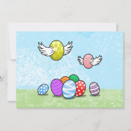 Flygande Påskägg Inbjudningar
